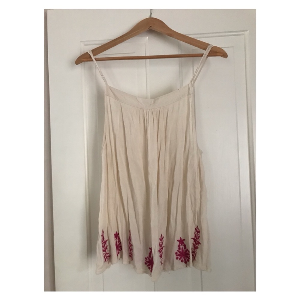 Breezy white tank top